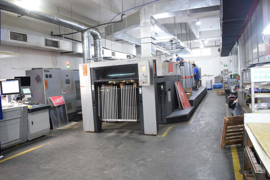 GUANGZHOU YM PACKAGE PRODUCTS CO.,LTD. สายการผลิตของผู้ผลิต