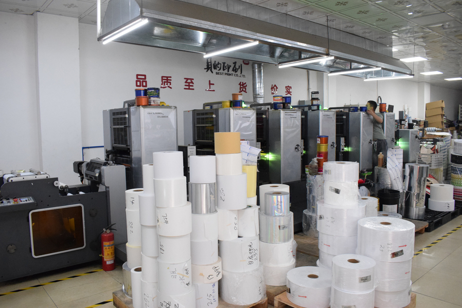 GUANGZHOU YM PACKAGE PRODUCTS CO.,LTD. สายการผลิตของผู้ผลิต