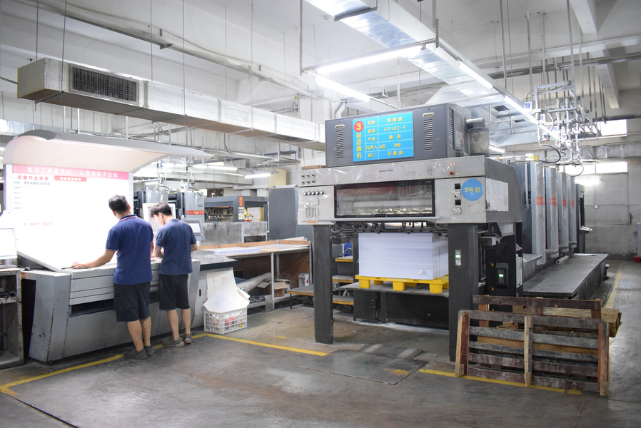 GUANGZHOU YM PACKAGE PRODUCTS CO.,LTD. สายการผลิตของผู้ผลิต