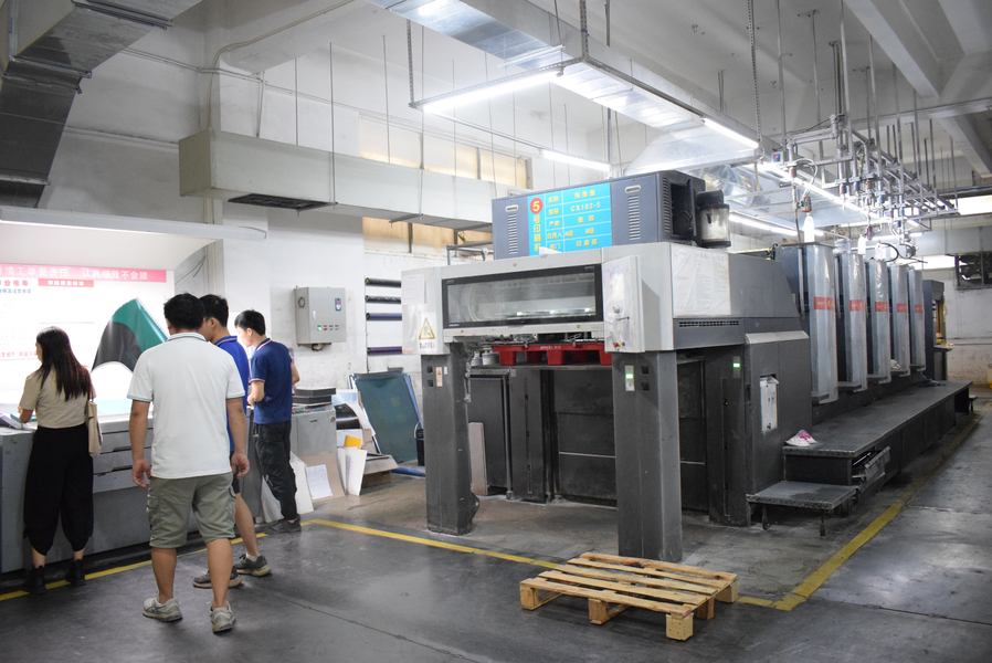 GUANGZHOU YM PACKAGE PRODUCTS CO.,LTD. สายการผลิตของผู้ผลิต
