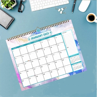 Retangle Business Branded Custom Desk Calendars สําหรับการจัดและกําหนดวันหยุดใหญ่ของสหรัฐอเมริกา