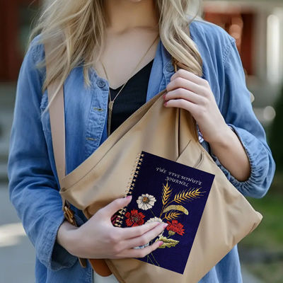 สมุดโน้ตปกแข็งแบบเกลียวพร้อมดีไซน์นูน สำหรับประสิทธิภาพทางธุรกิจ