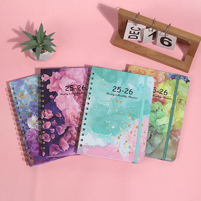 สมุดโน้ตปกแข็งแบบเกลียว A5 พร้อมพิมพ์โลโก้