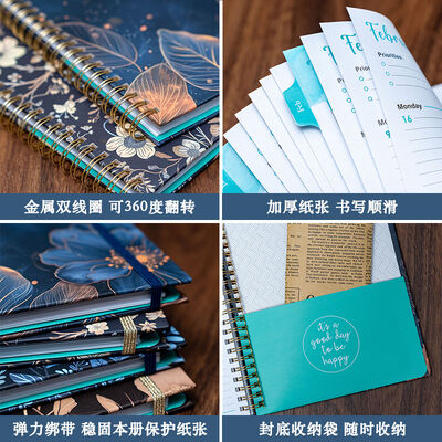 หนังสือพิมพ์ประจําวัน 100 หน้า หนังสือพิมพ์ประจําวัน 1 หัวข้อ สร้างเพื่อเอกสารธุรกิจ การบันทึกและบันทึกความคิด