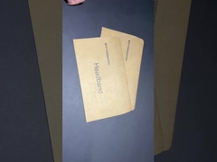 เอกสารบรรจุพัสดุ Kraft กระดาษเหนียวที่พิมพ์ตามสั่ง พร้อมโลโก้เพื่อการส่งที่ปลอดภัย