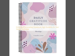 สมุดโน้ตส่วนตัวแบบนูน ทนทานสูงสำหรับเทคนิคการออกแบบของคุณ