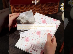 สมุดโน้ตปกแข็งแบบเกลียวลายจุดสำหรับมืออาชีพ