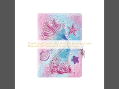 สถานการณ์การใช้งานการเดินทาง สมุดโน้ตปกแข็งแบบเกลียวทนทานสูง พร้อมเทคนิคการออกแบบลายนูน