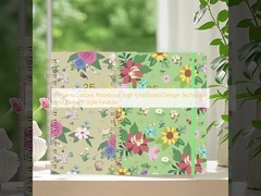 สมุดโน้ตแบบกำหนดเองที่หรูหรา พร้อมเทคนิคการออกแบบแบบนูนและคุณสมบัติสไตล์ที่สง่างาม