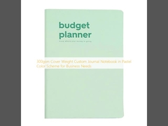 สมุดโน้ตปกน้ำหนัก 300 แกรม ปรับแต่งได้ โทนสีพาสเทล สำหรับความต้องการทางธุรกิจ