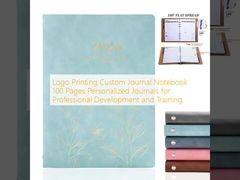 สมุดบันทึกวารสารแบบกำหนดเองพร้อมพิมพ์โลโก้ 100 หน้า สมุดบันทึกส่วนบุคคลสำหรับการพัฒนาและฝึกอบรมวิชาชีพ