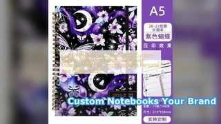 สมุดบันทึกปกแข็งแบบกำหนดเองสำหรับของขวัญขององค์กร