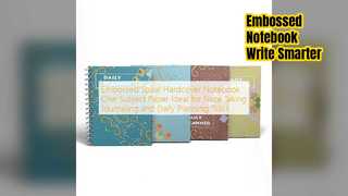 สมุดบันทึกเกลียวนูนสำหรับบันทึกและบันทึกประจำวัน