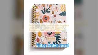 สมุดบันทึกปกแข็งเกลียว: วารสารที่คุณกำหนดเอง